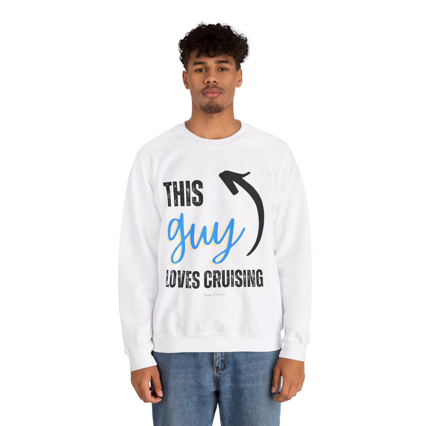 This Guy Loves Cruising - UNISEX Crewneck Sweatshirt