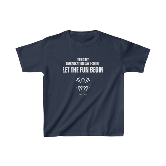 Dies ist mein Einschiffungstag-T-Shirt – Unisex-T-Shirt für Kinder