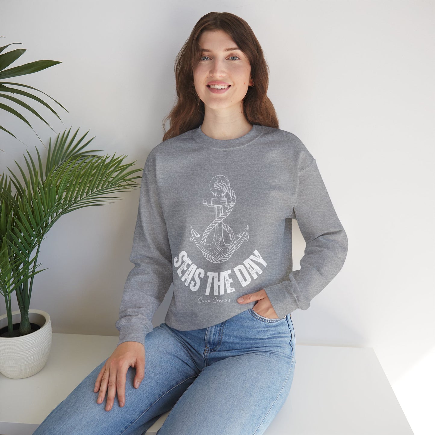 Seas the Day - UNISEX Crewneck Sweatshirt