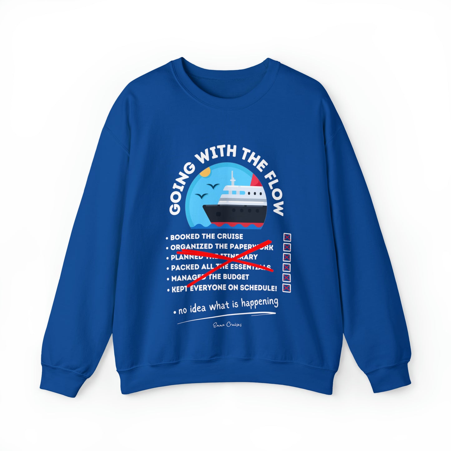 I'm Going With the Flow - UNISEX Crewneck Sweatshirt (UK)