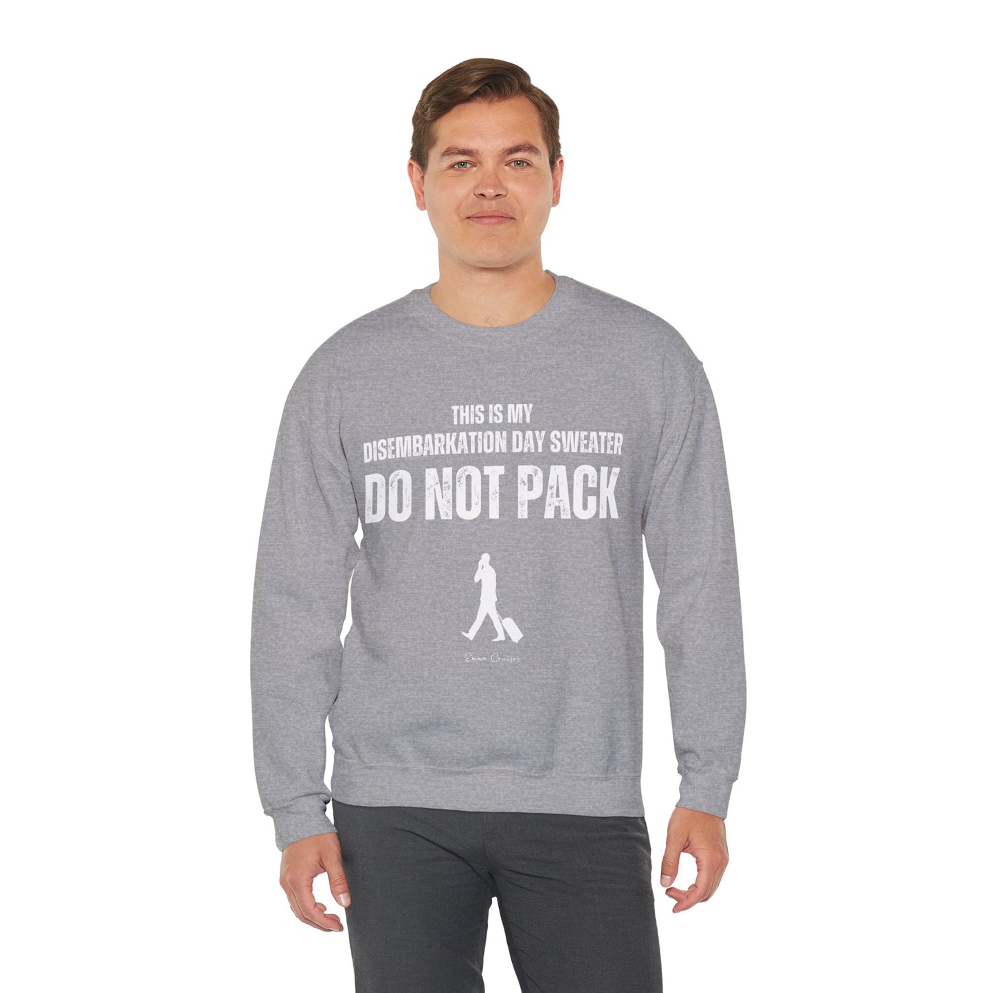 Dies ist mein Ausschiffungstag-Pullover – Unisex-Sweatshirt mit Rundhalsausschnitt