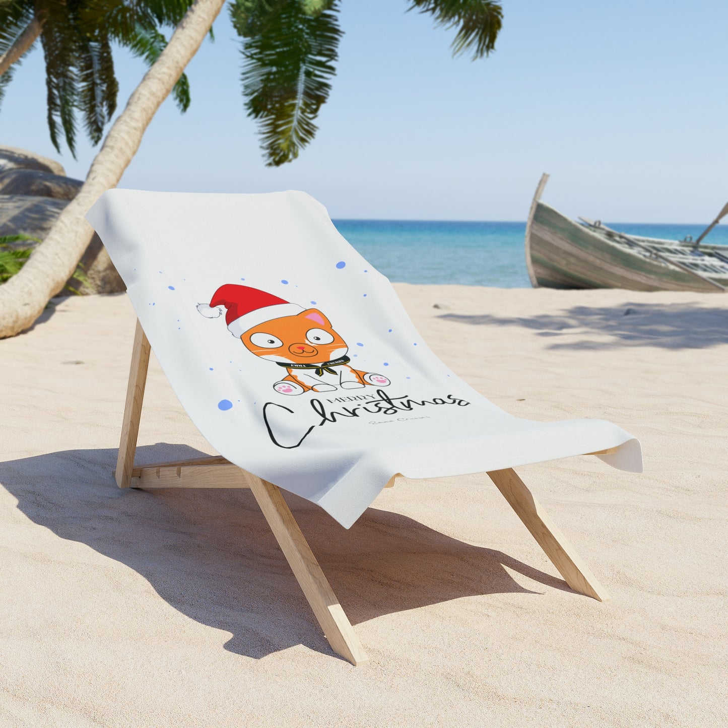 Feliz Navidad - Toalla de playa