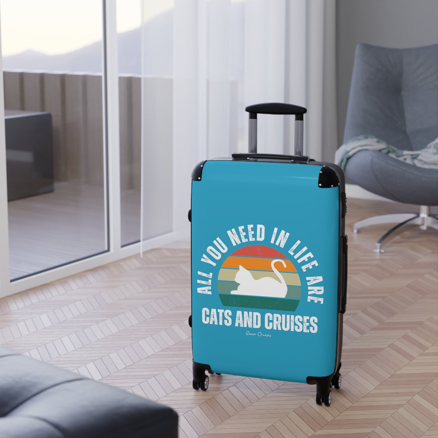 Cats and Cruises - Suitcase