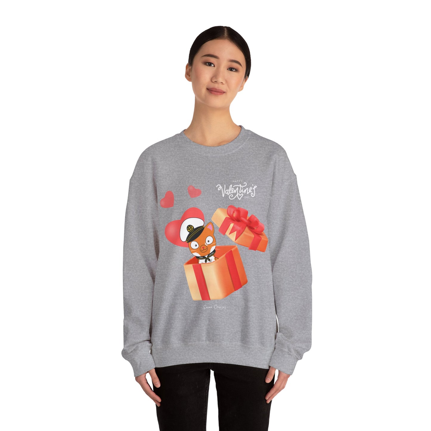 Valentine's Captain Hudson - UNISEX Crewneck Sweatshirt