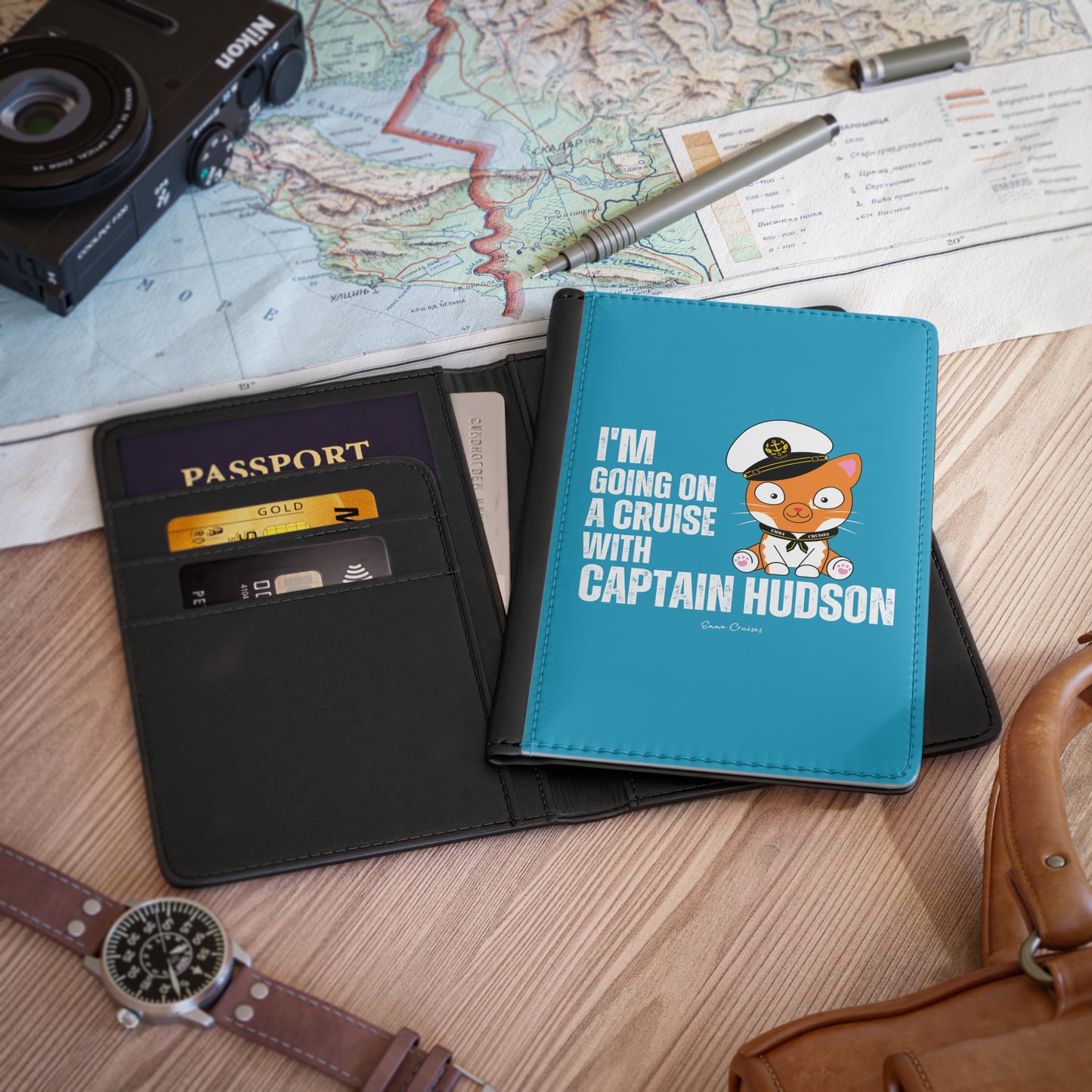 Voy a hacer un crucero con el Capitán Hudson - Portada del pasaporte