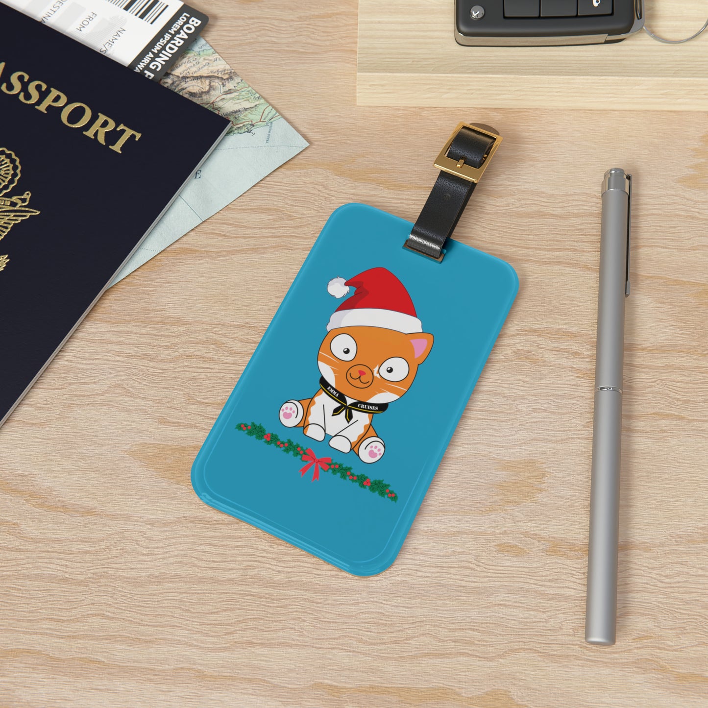 Christmas Captain Hudson - Luggage Tag