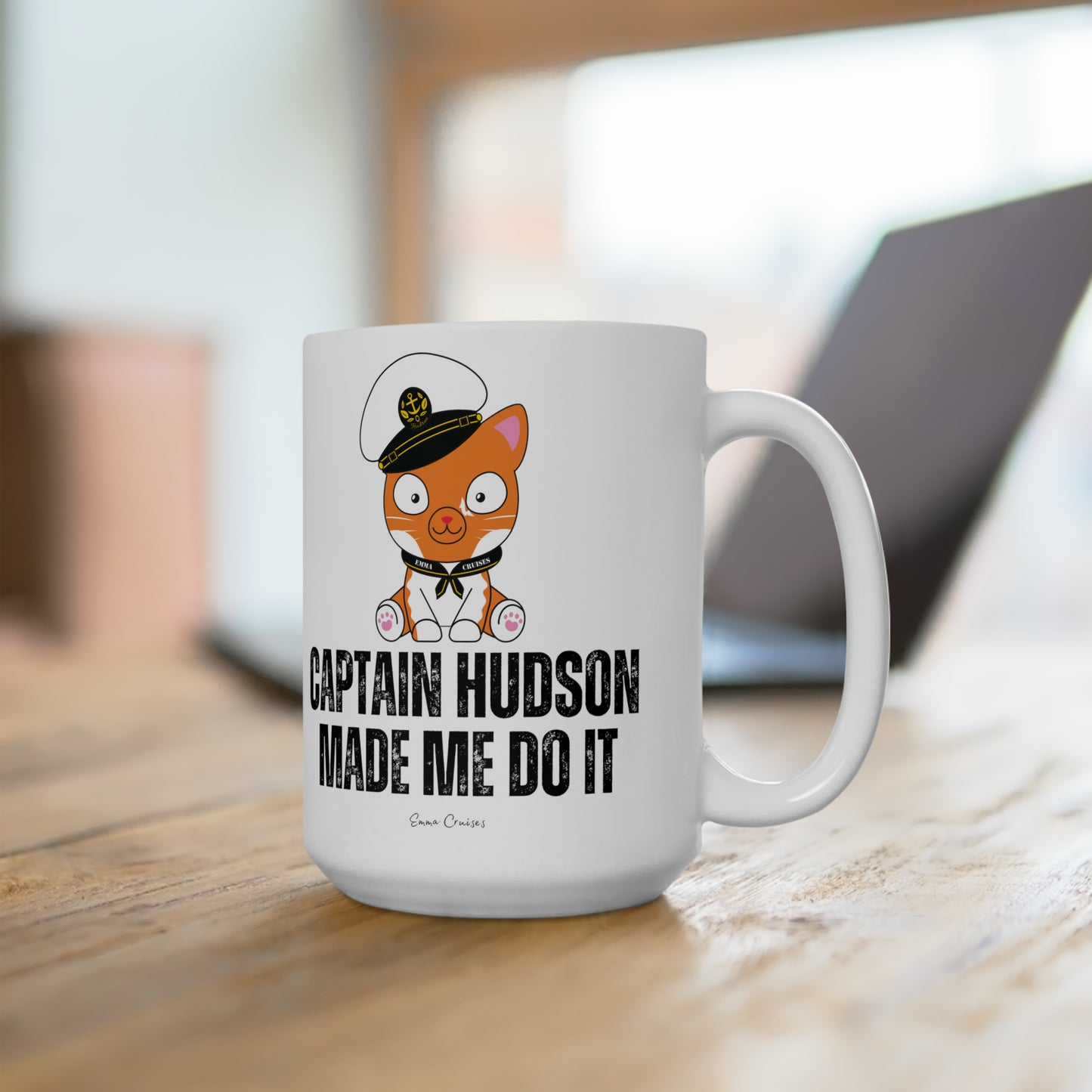 Capitán Hudson me obligó a hacerlo - Taza de cerámica