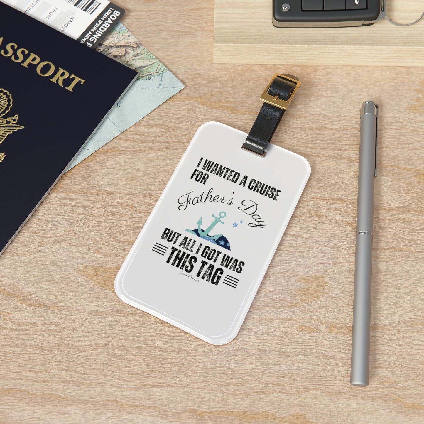 Quería un crucero para el día del padre - Etiqueta de equipaje