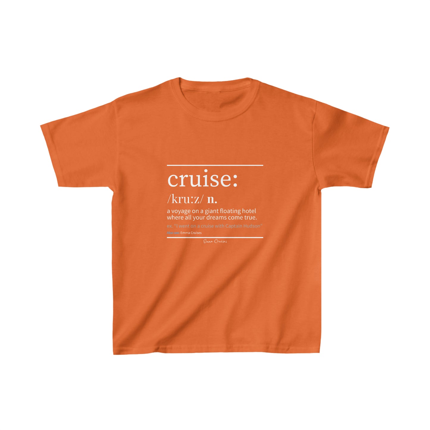 Cruise Definition - Kids UNISEX T-Shirt