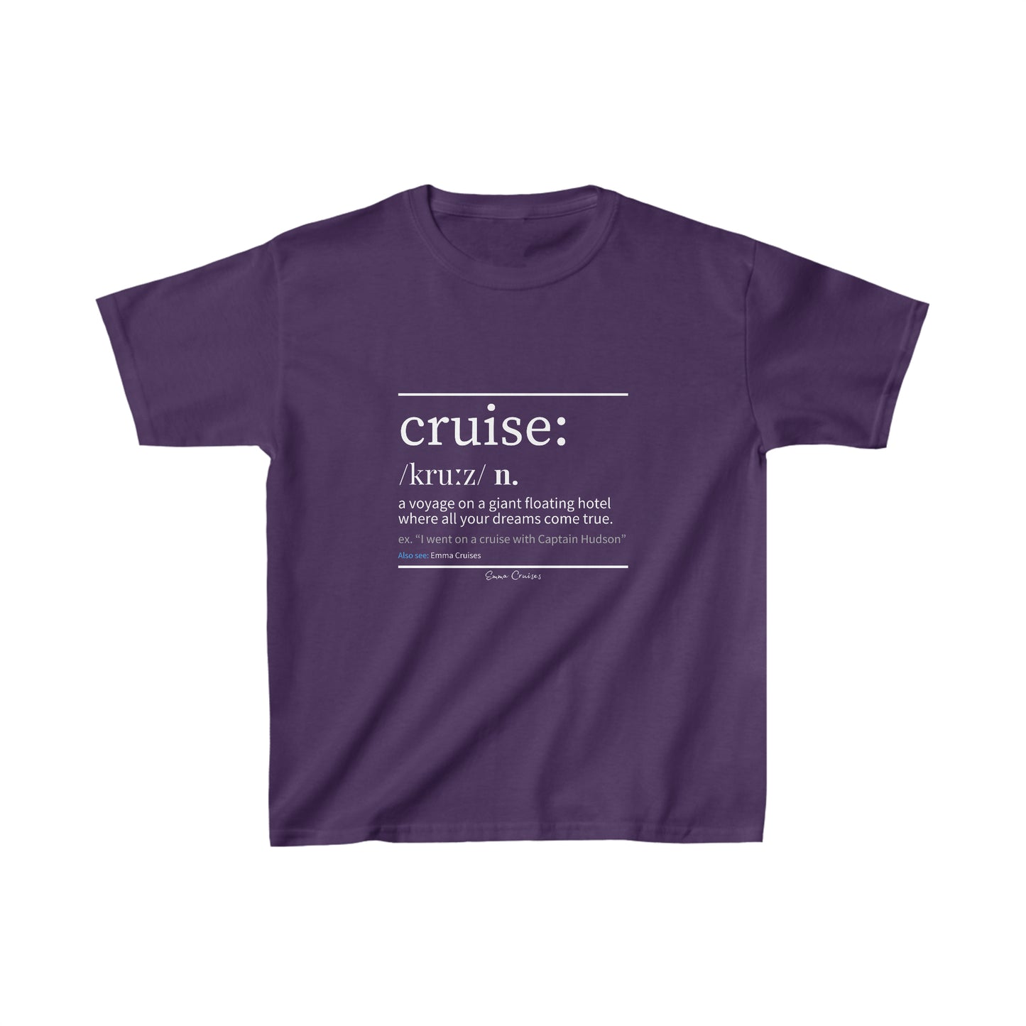 Cruise Definition - Kids UNISEX T-Shirt