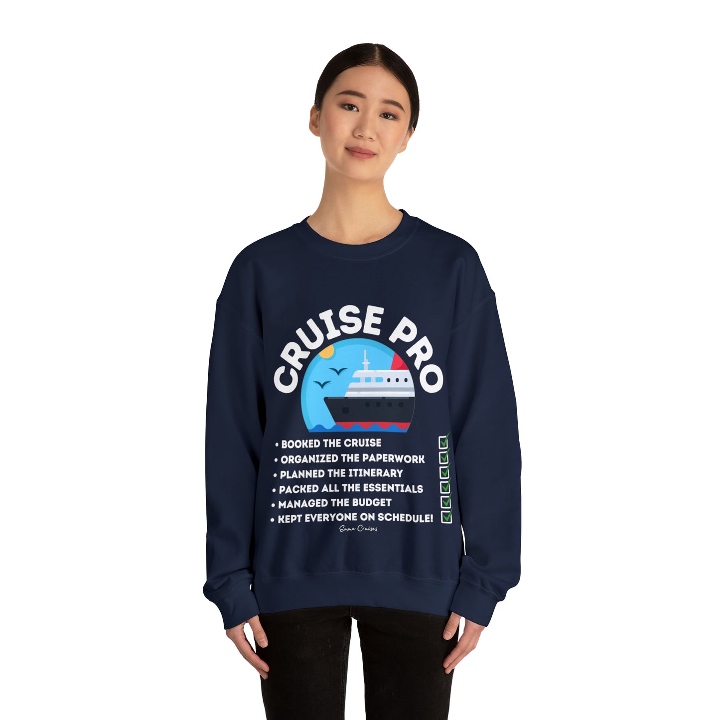 I'm a Cruise Pro - UNISEX Crewneck Sweatshirt (UK)