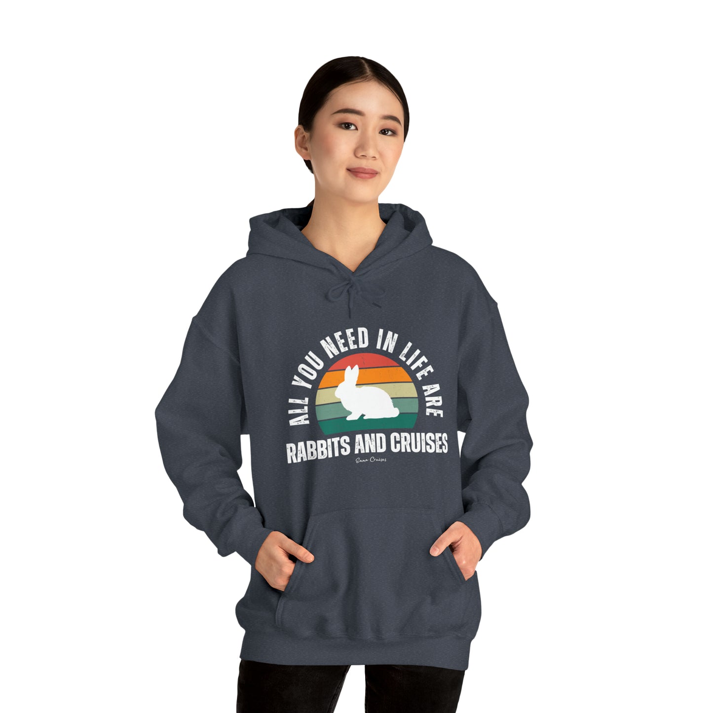 Kaninchen und Kreuzfahrten - UNISEX Kapuzenpullover