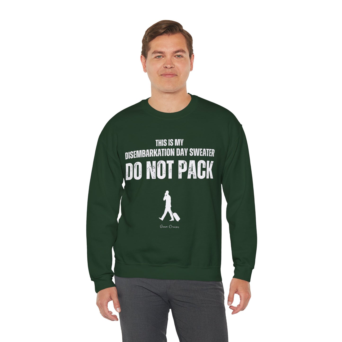 Dies ist mein Ausschiffungstag-Pullover – Unisex-Sweatshirt mit Rundhalsausschnitt