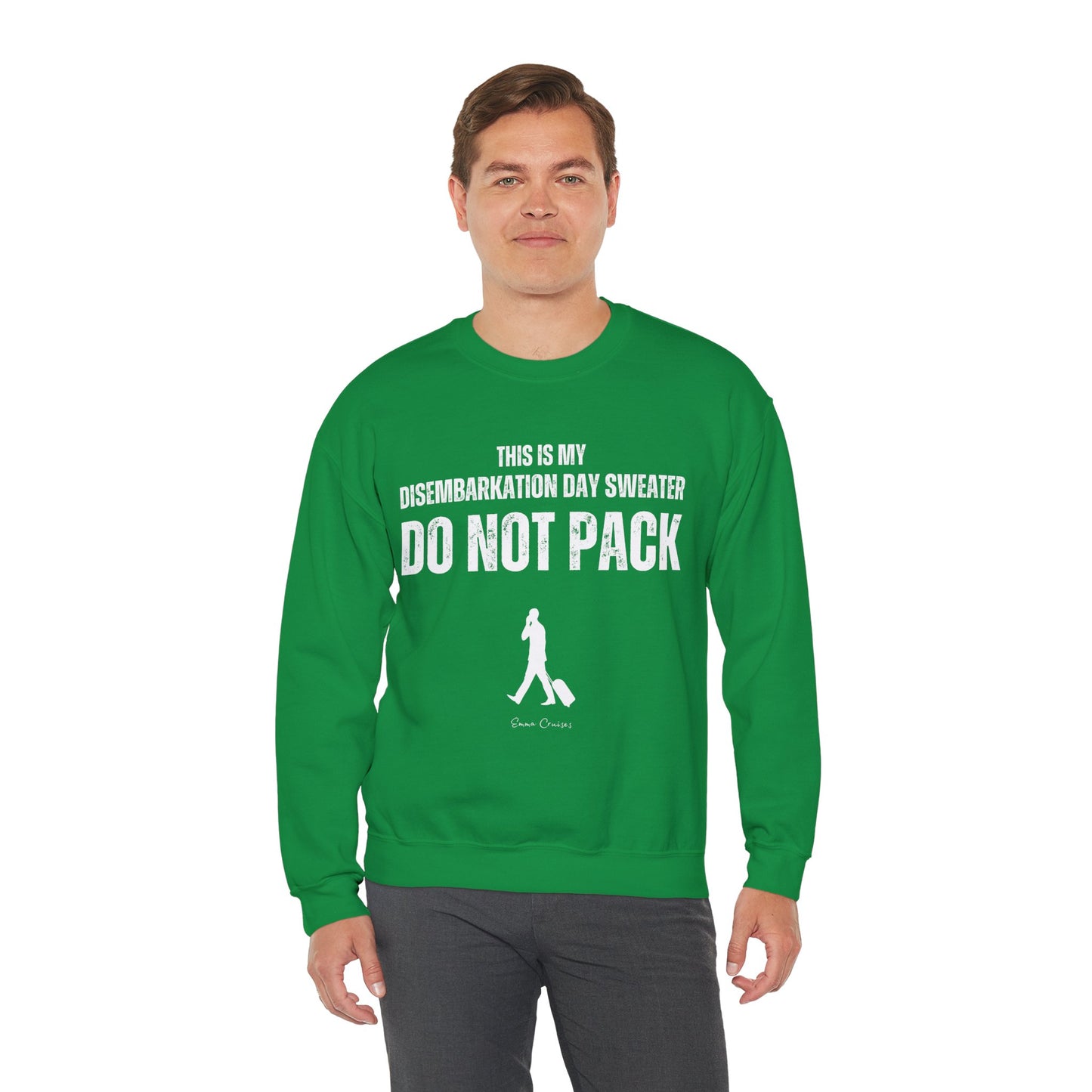 Dies ist mein Ausschiffungstag-Pullover – Unisex-Sweatshirt mit Rundhalsausschnitt