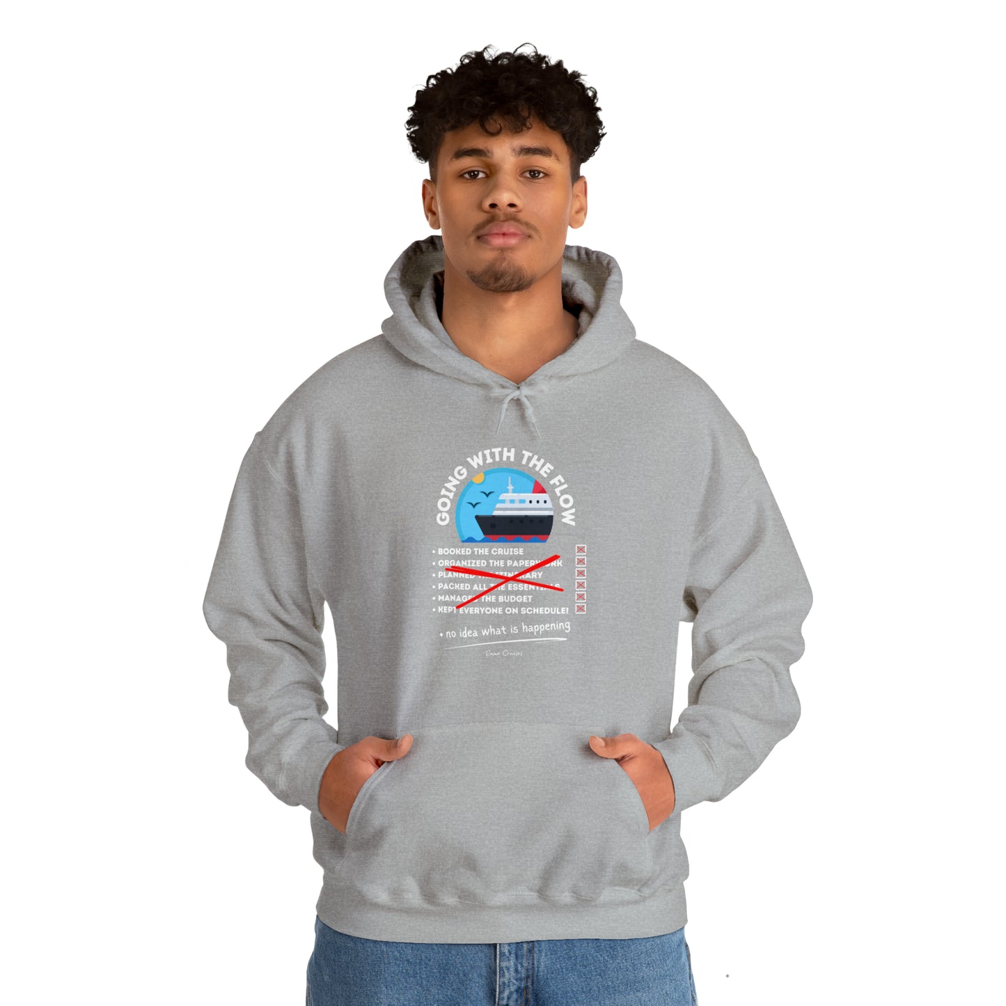I'm Going With the Flow - UNISEX Hoodie (UK)