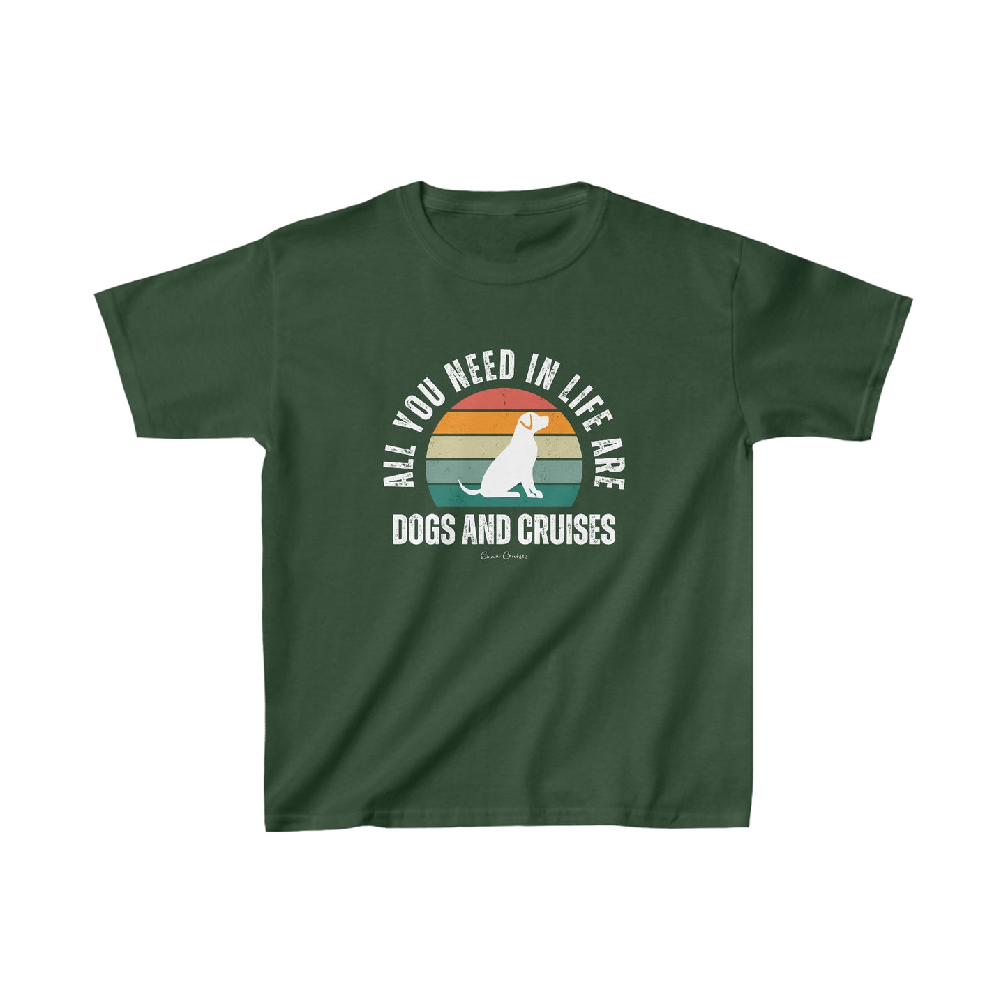 Hunde und Kreuzfahrten - Kinder UNISEX T-Shirt