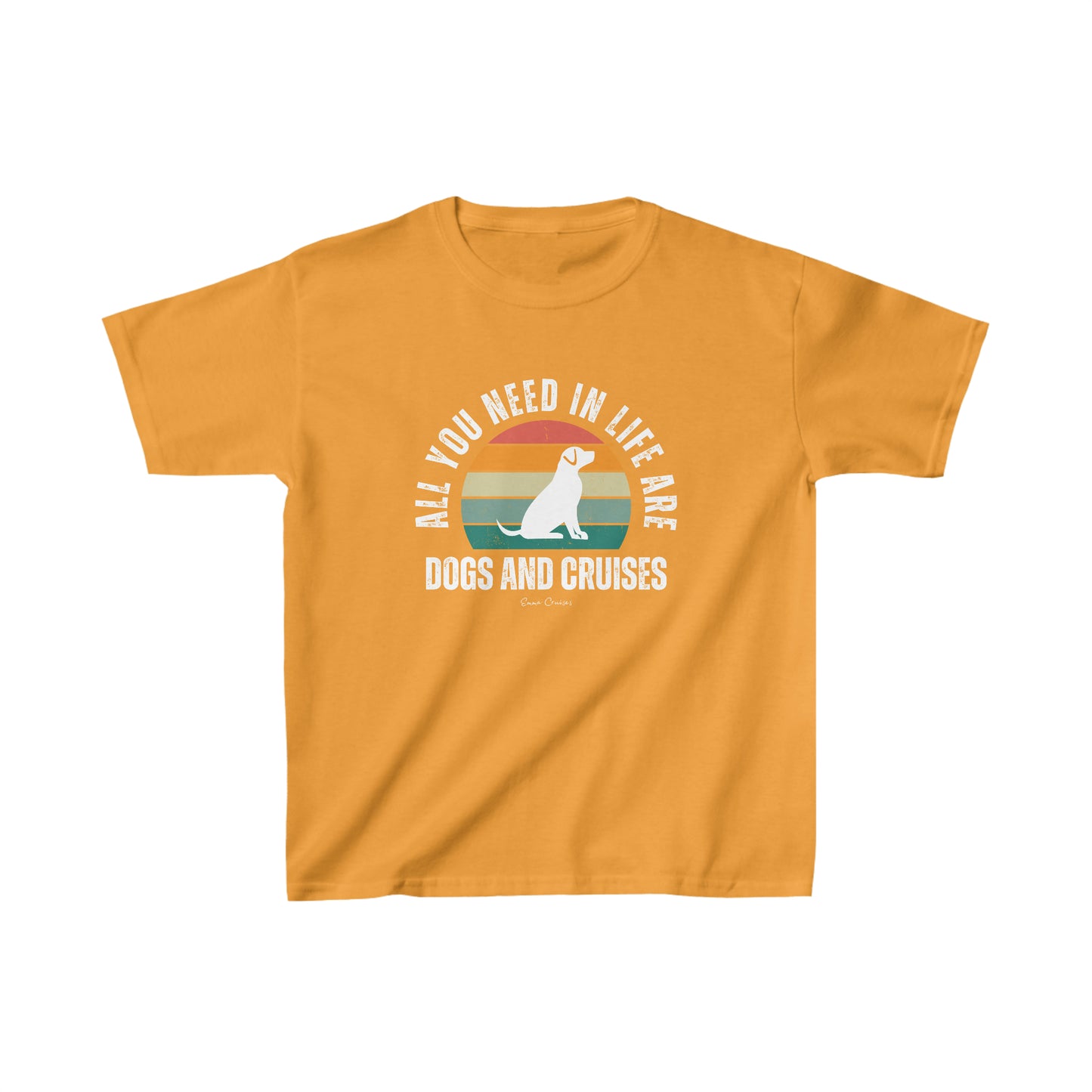 Hunde und Kreuzfahrten - Kinder UNISEX T-Shirt