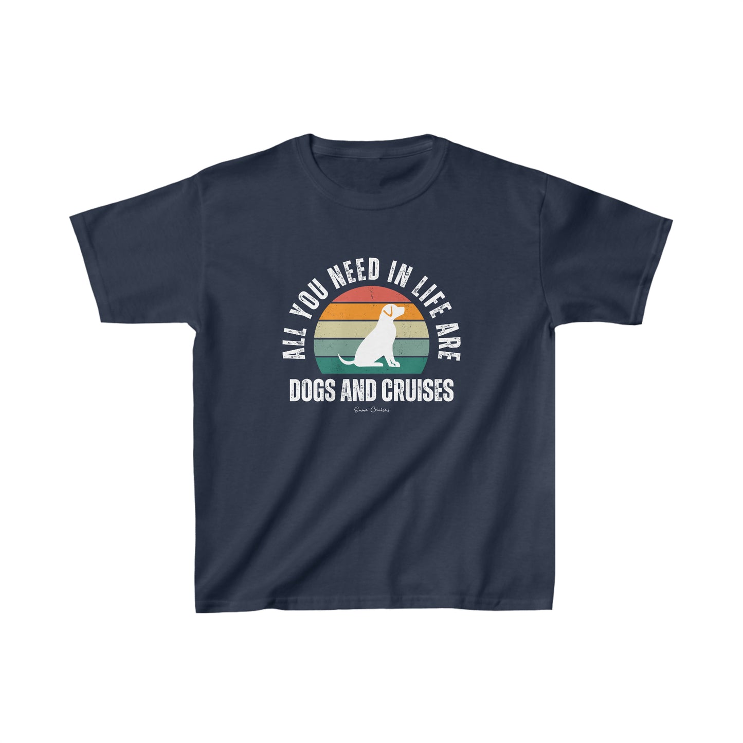 Hunde und Kreuzfahrten - Kinder UNISEX T-Shirt