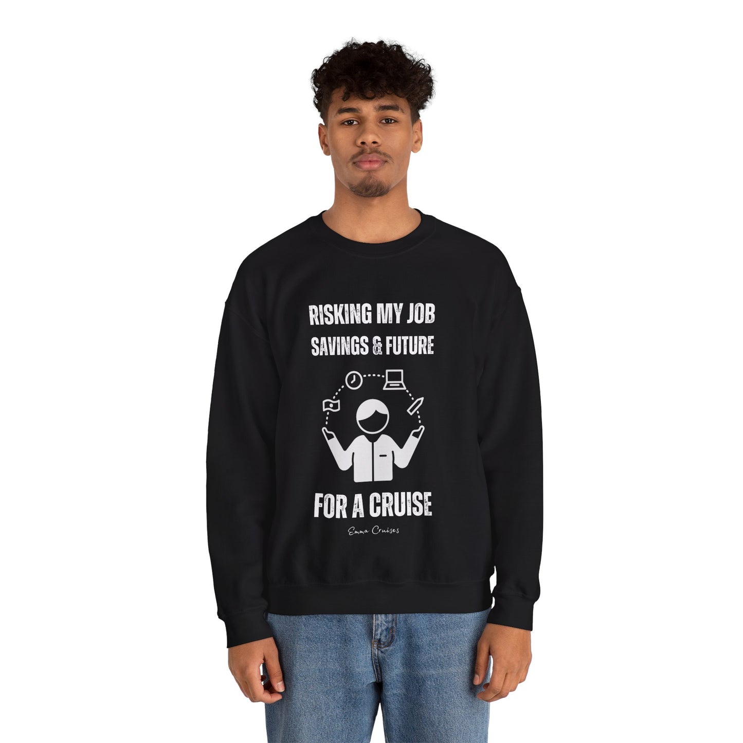 Risking Everything for a Cruise - UNISEX Crewneck Sweatshirt (UK)