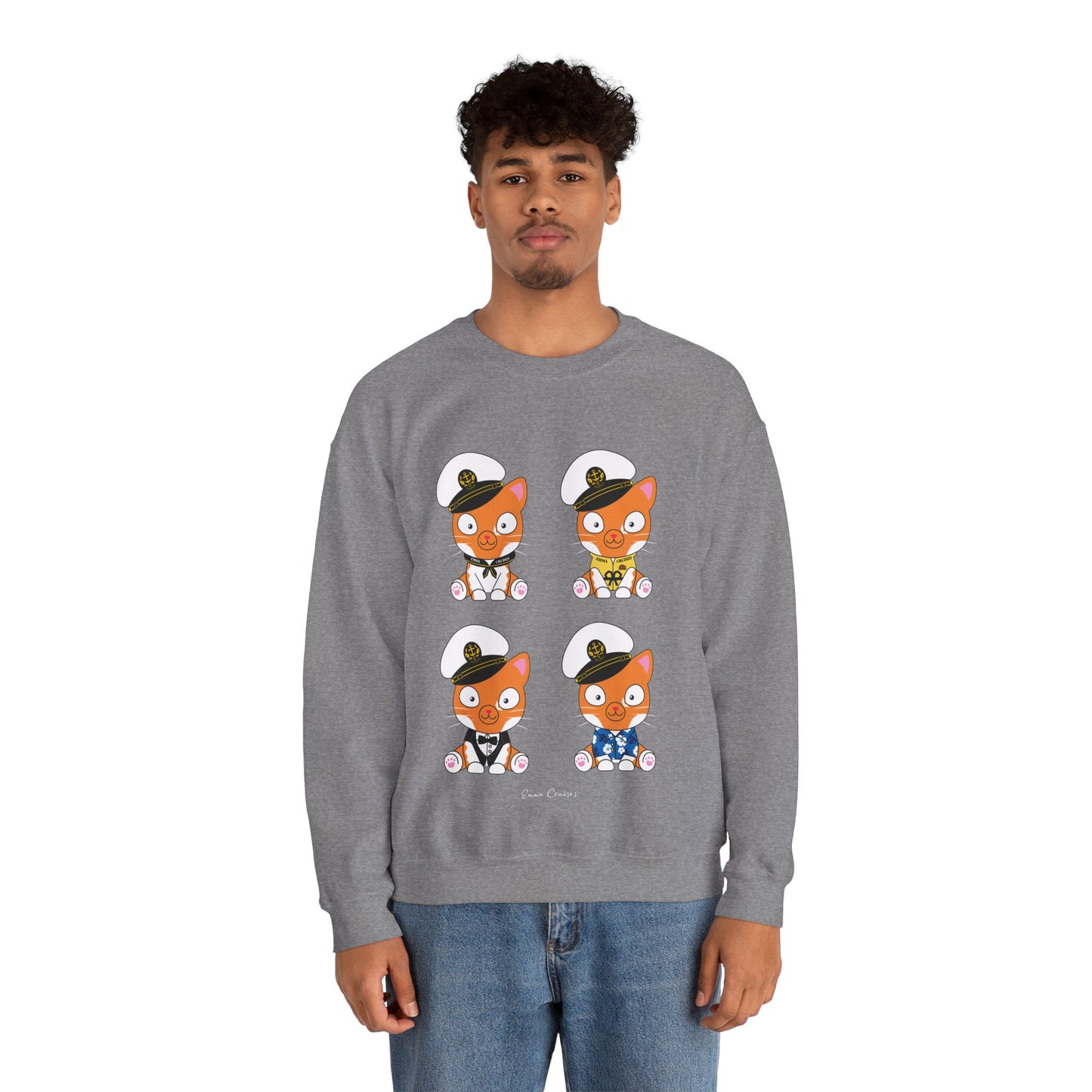 Captain Hudson v1-4 - UNISEX Crewneck Sweatshirt