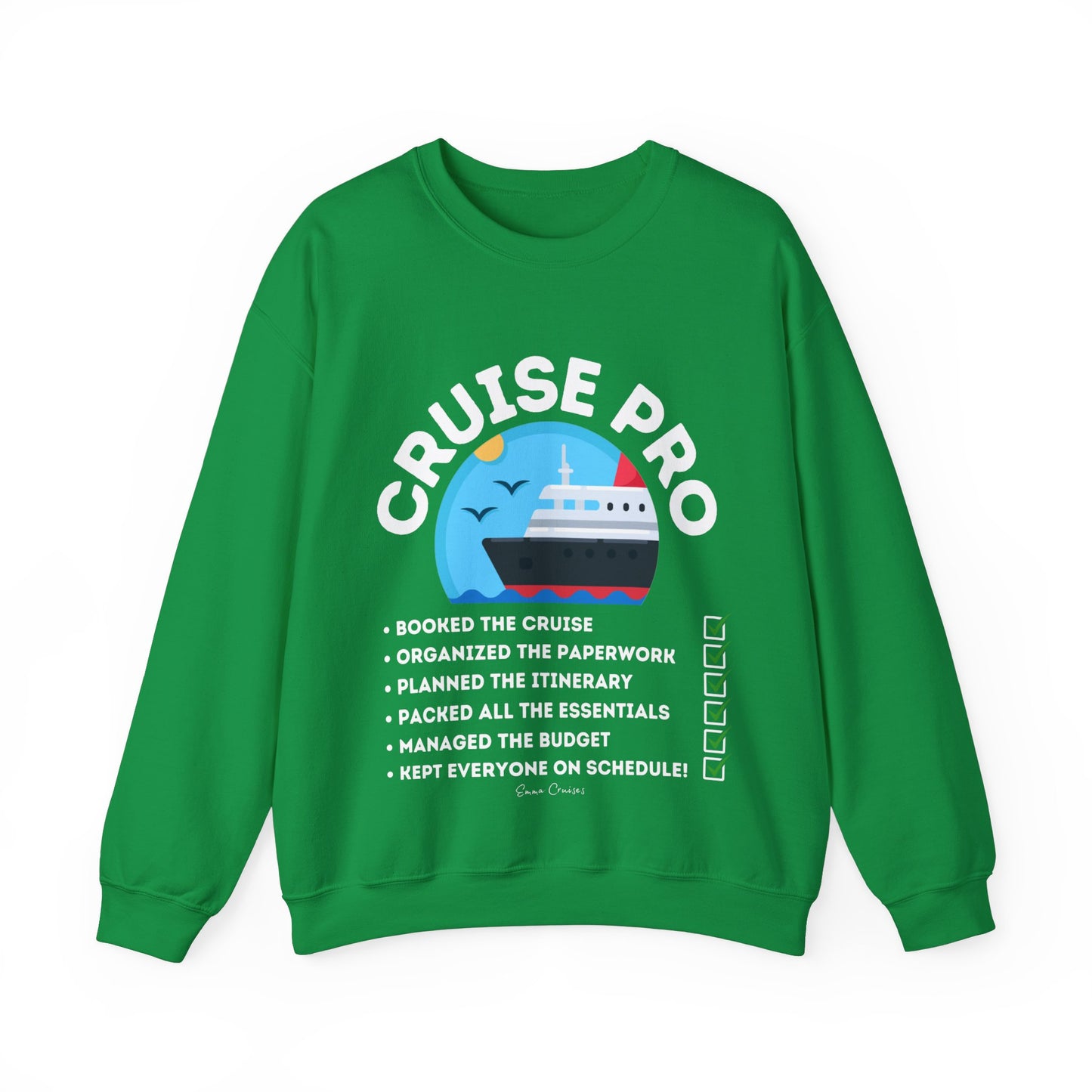 Ich bin ein Cruise Pro - UNISEX Crewneck Sweatshirt