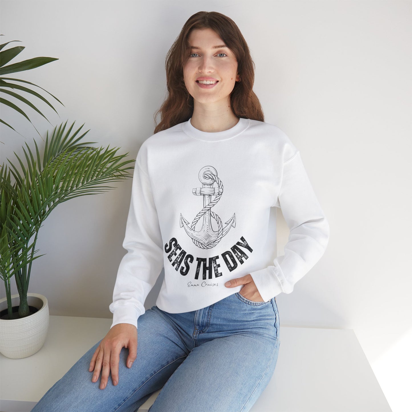 Seas the Day - UNISEX Crewneck Sweatshirt