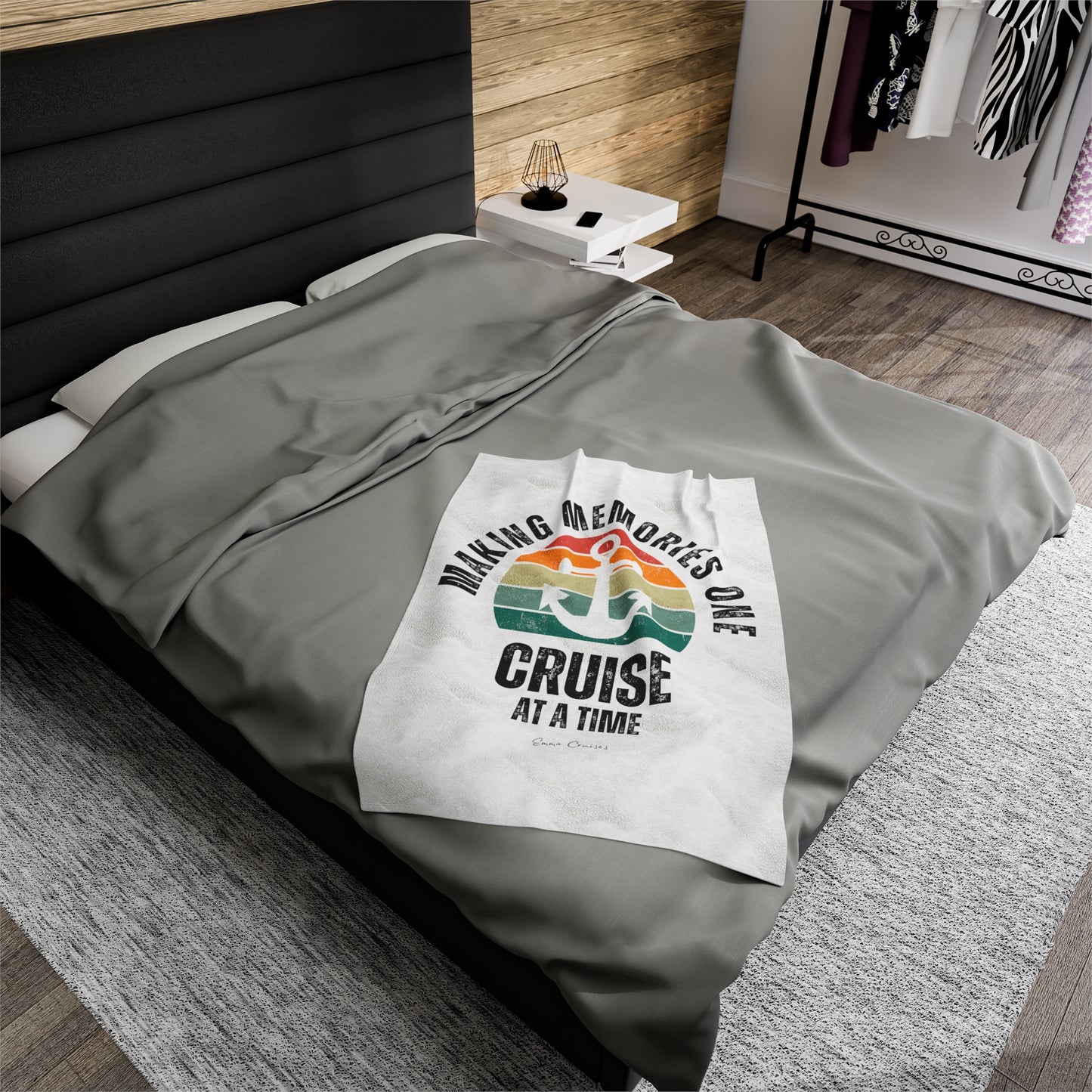 Haciendo recuerdos un crucero a la vez - Manta de felpa de pana