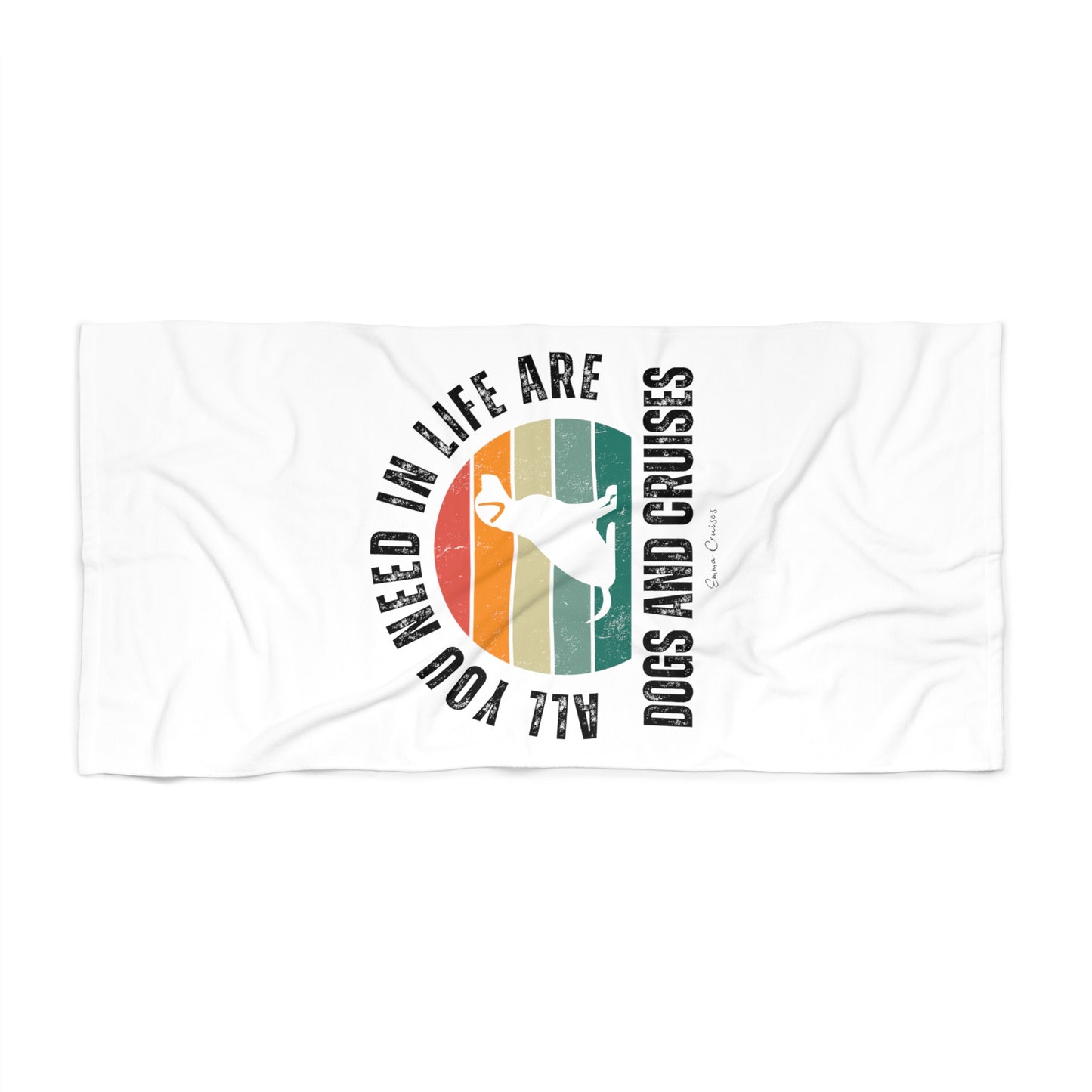 Dogs and Cruises - Beach Towel