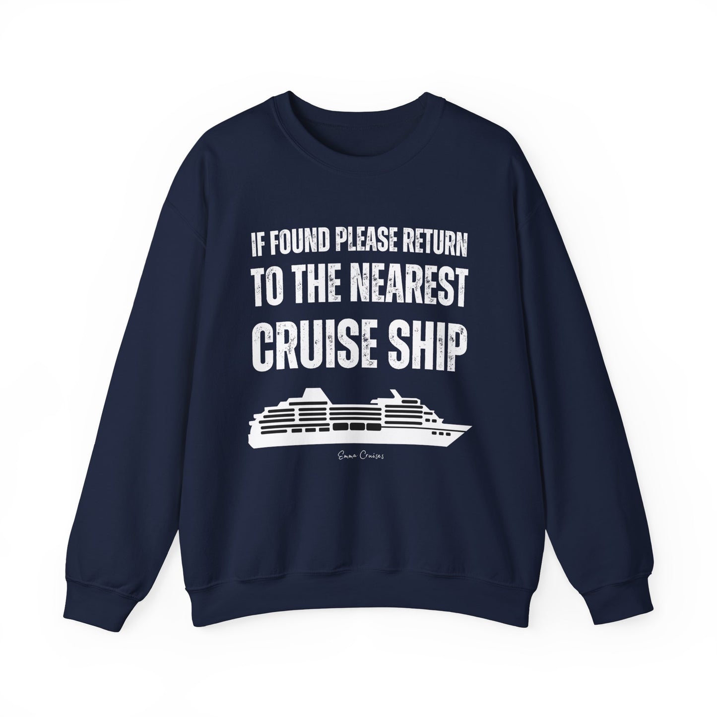Return to Cruise Ship - UNISEX Crewneck Sweatshirt