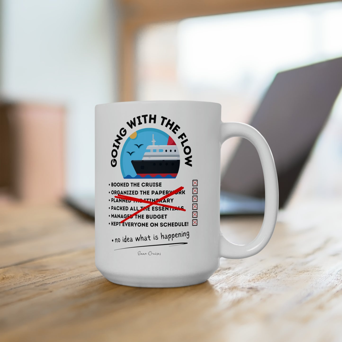 I'm Going With the Flow - Ceramic Mug