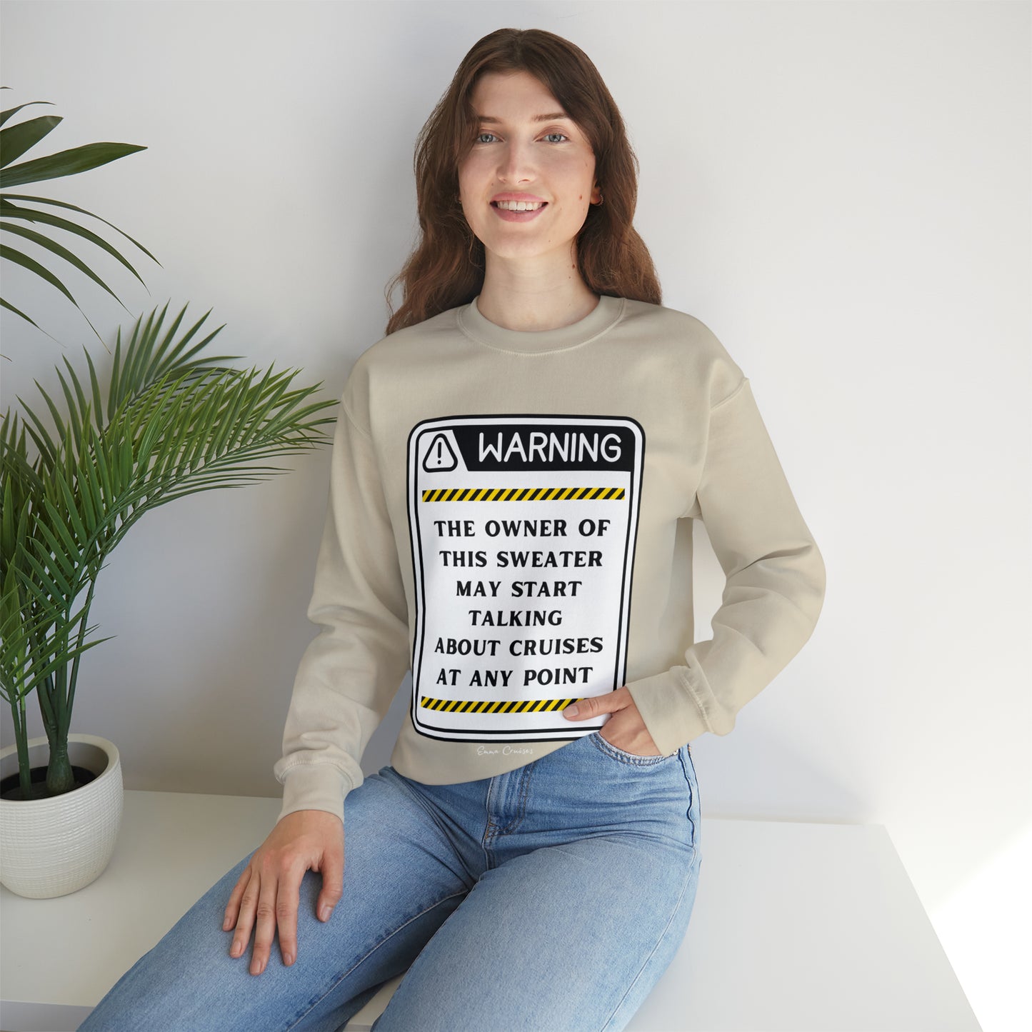 May Start Talking About Cruises - UNISEX Crewneck Sweatshirt (UK)