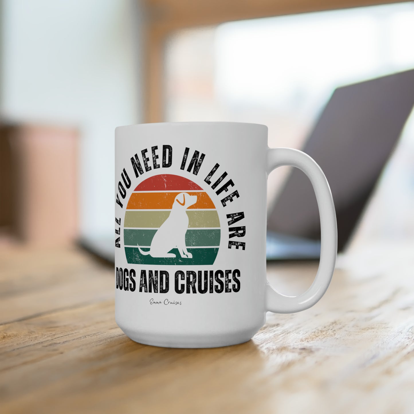 Perros y Cruceros - Taza de Cerámica