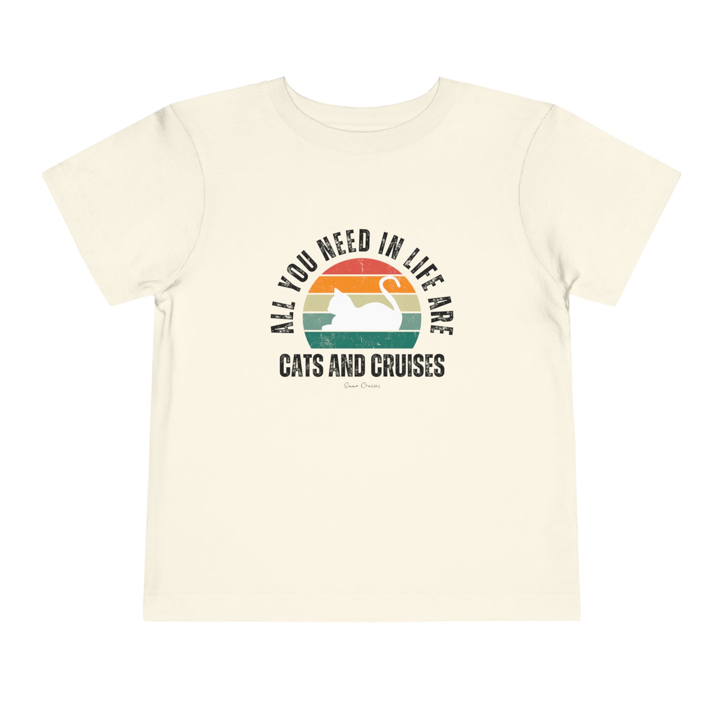 Katzen und Kreuzfahrten - Kleinkind UNISEX T-Shirt