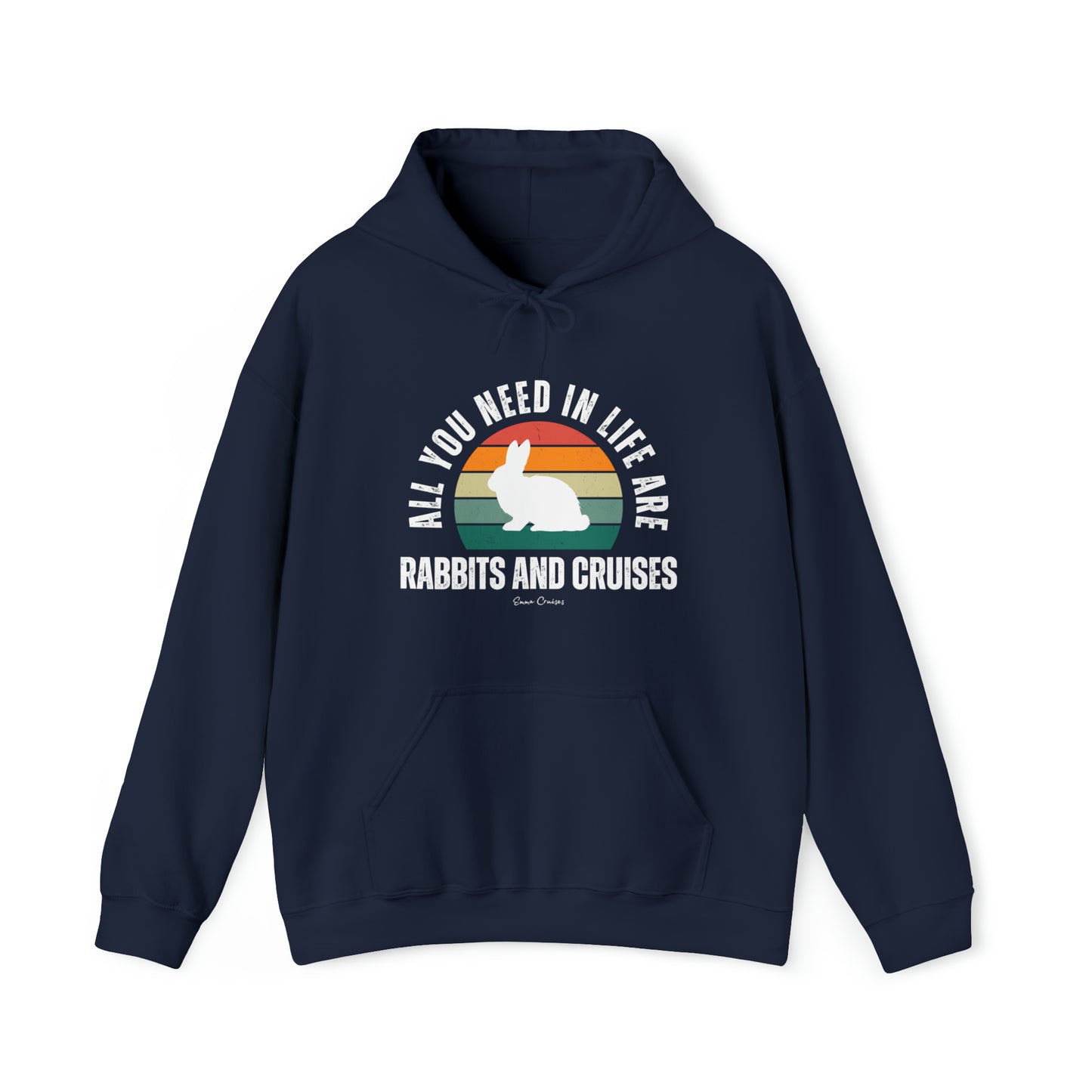 Kaninchen und Kreuzfahrten - UNISEX Kapuzenpullover