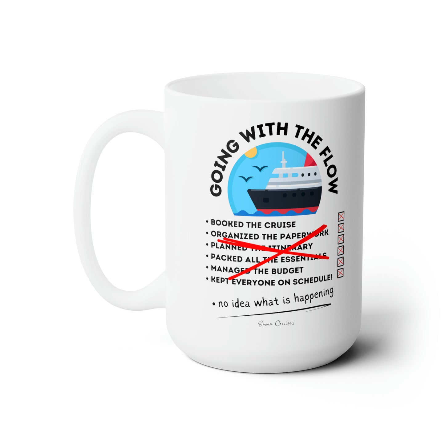 I'm Going With the Flow - Ceramic Mug