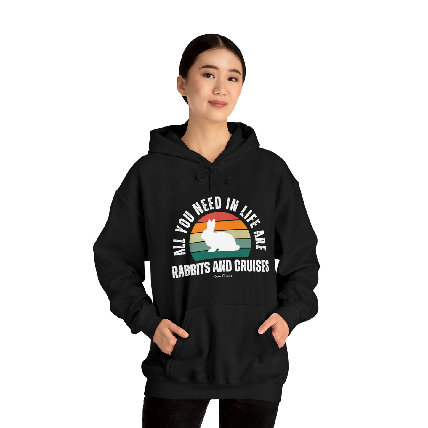 Kaninchen und Kreuzfahrten - UNISEX Kapuzenpullover