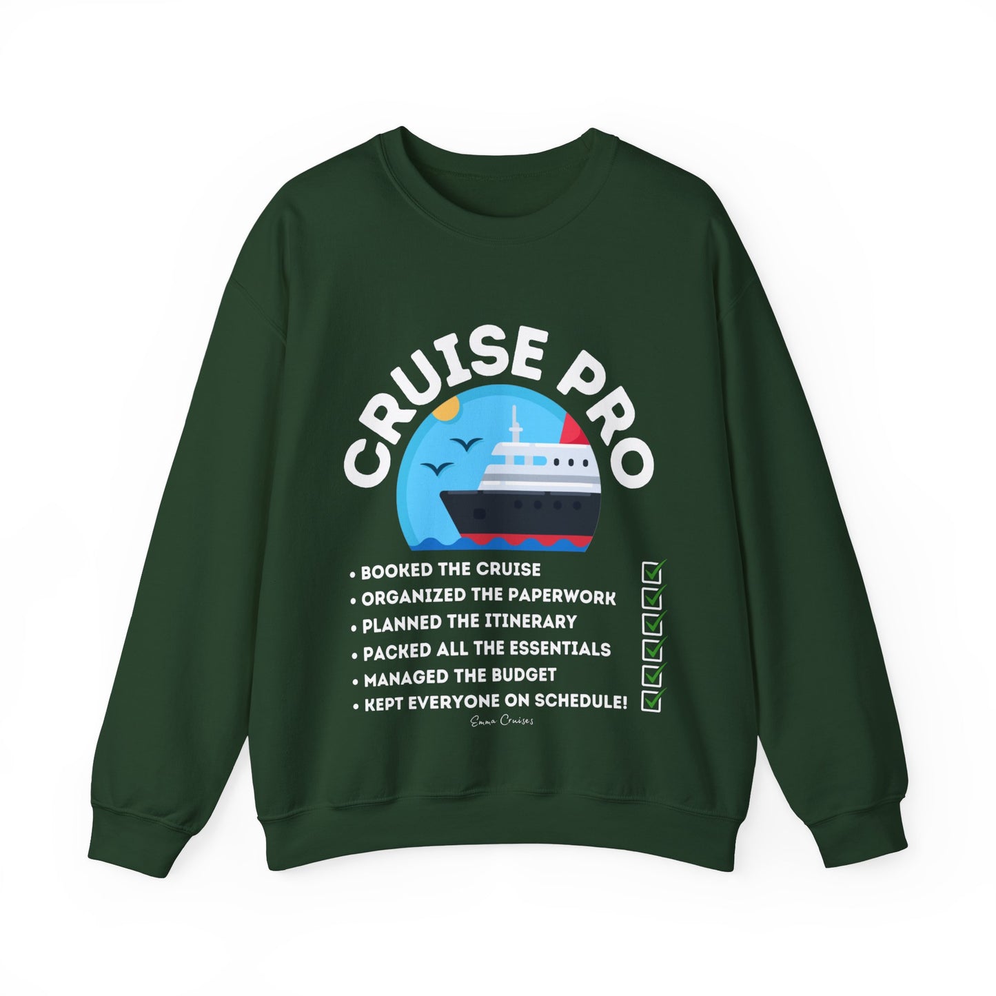 Ich bin ein Cruise Pro - UNISEX Crewneck Sweatshirt