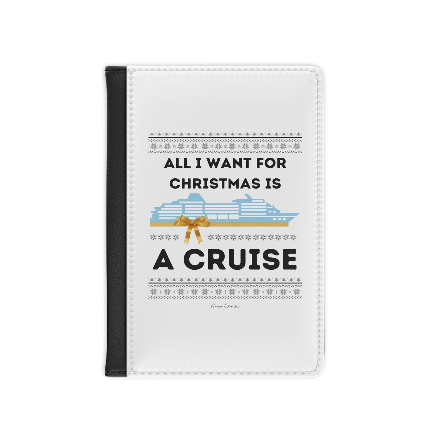 Todo lo que quiero para Navidad - Funda para pasaporte