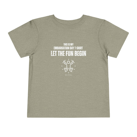 Esta es mi camiseta del día de embarque - Camiseta UNISEX para niños pequeños