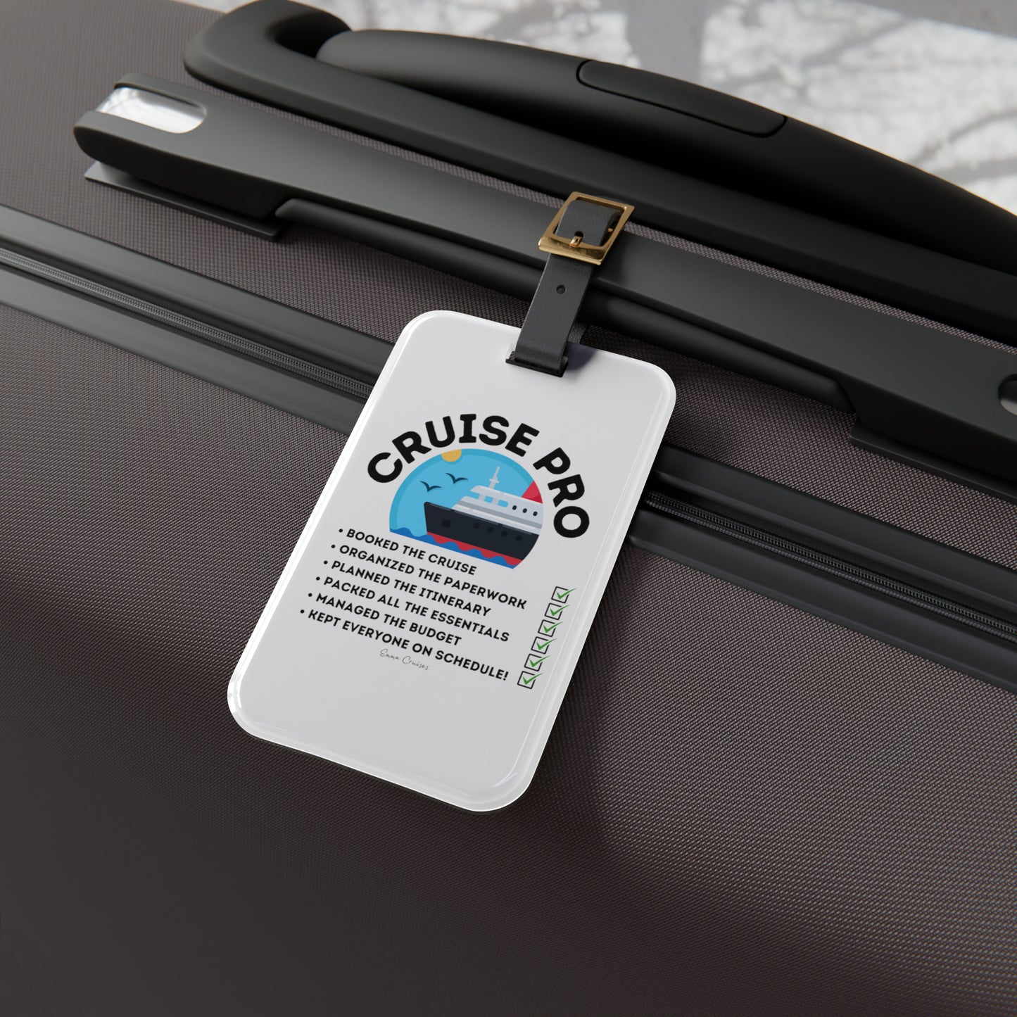 Soy un Cruise Pro - Etiqueta de equipaje