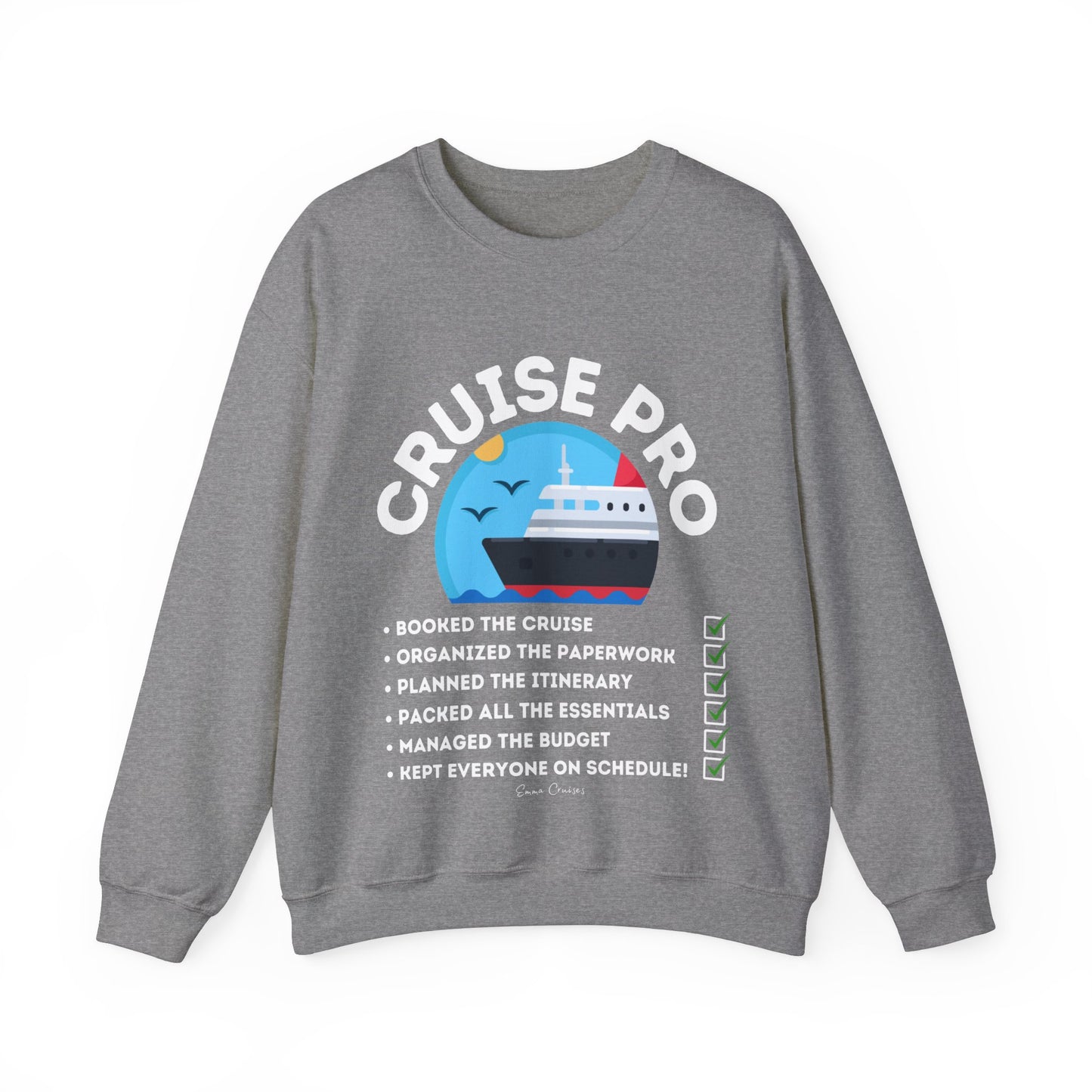 Ich bin ein Cruise Pro - UNISEX Crewneck Sweatshirt