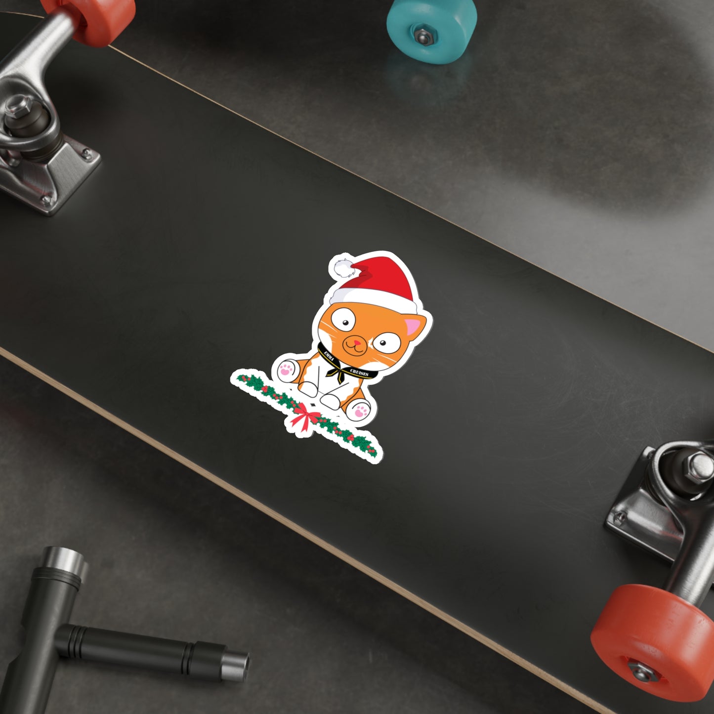 Capitán Hudson de Navidad - Pegatina troquelada