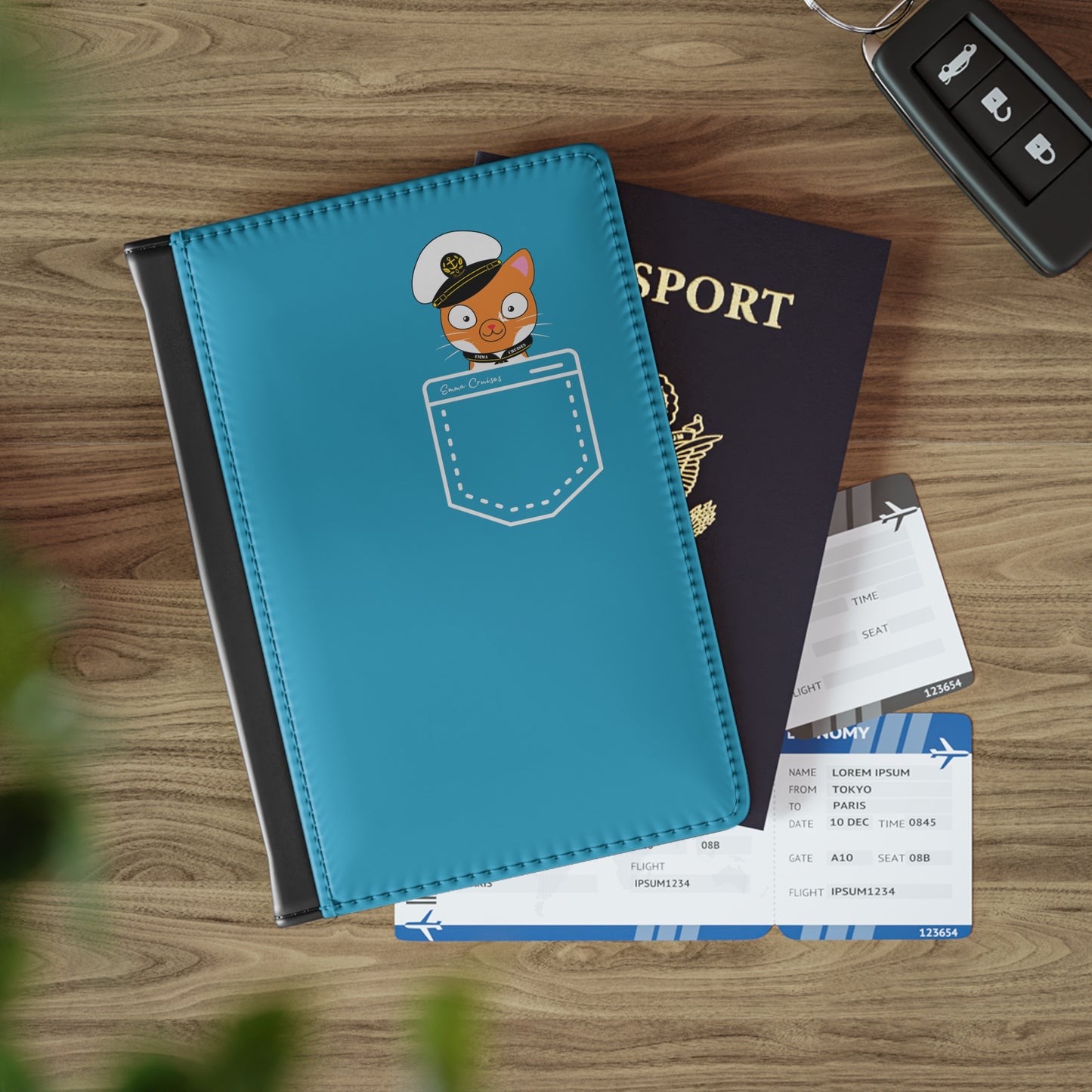 Capitán Hudson en tu bolsillo - Funda para pasaporte