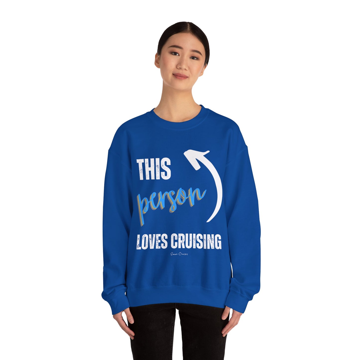 This Person Loves Cruising - UNISEX Crewneck Sweatshirt (UK)