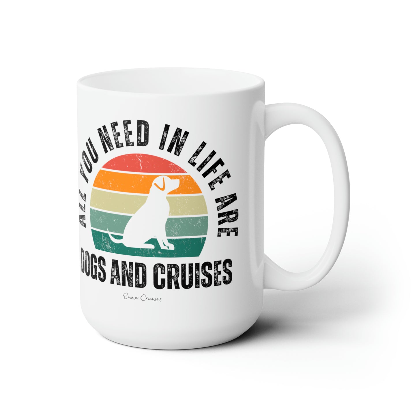 Perros y Cruceros - Taza de Cerámica
