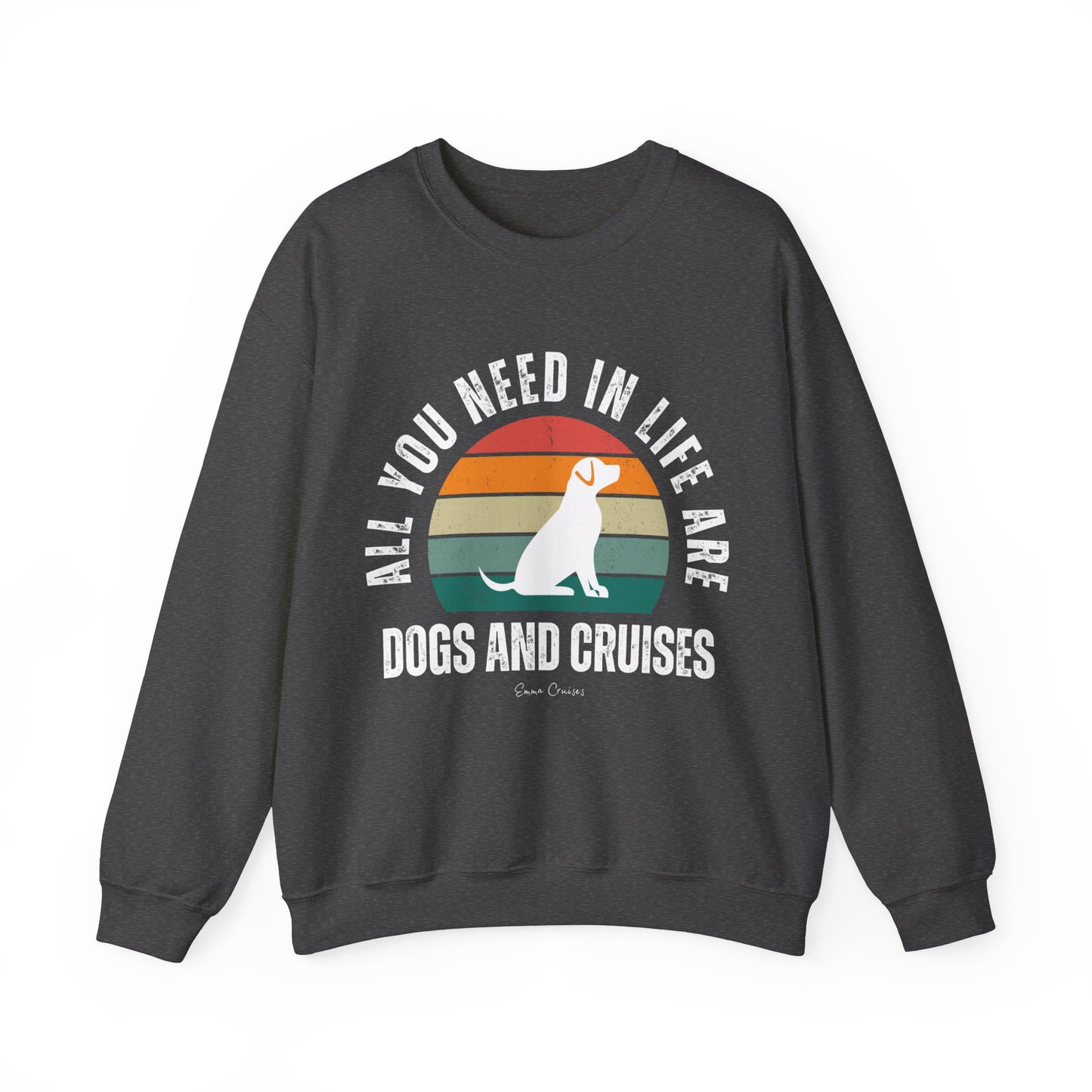Dogs and Cruises - UNISEX Crewneck Sweatshirt