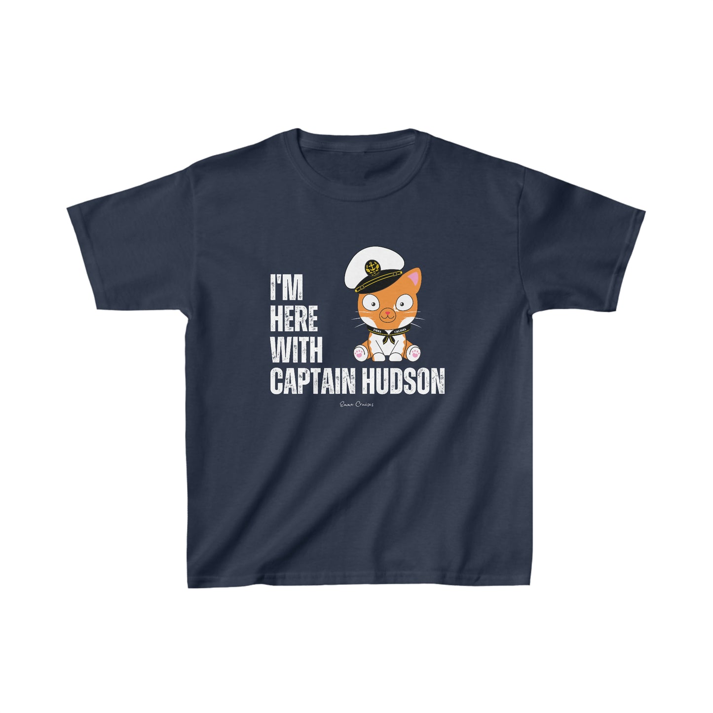 Ich bin mit Captain Hudson - Kinder-UNISEX-T-Shirt