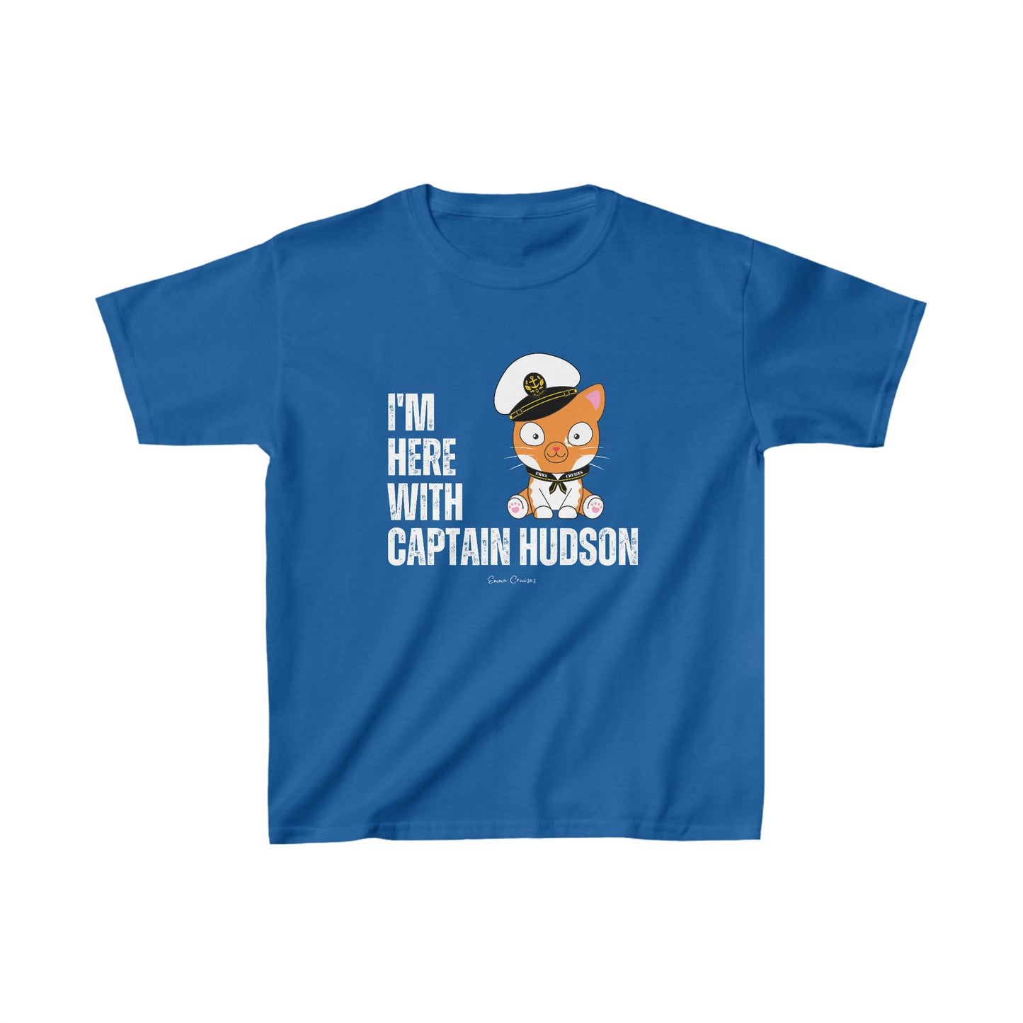 Ich bin mit Captain Hudson - Kinder-UNISEX-T-Shirt