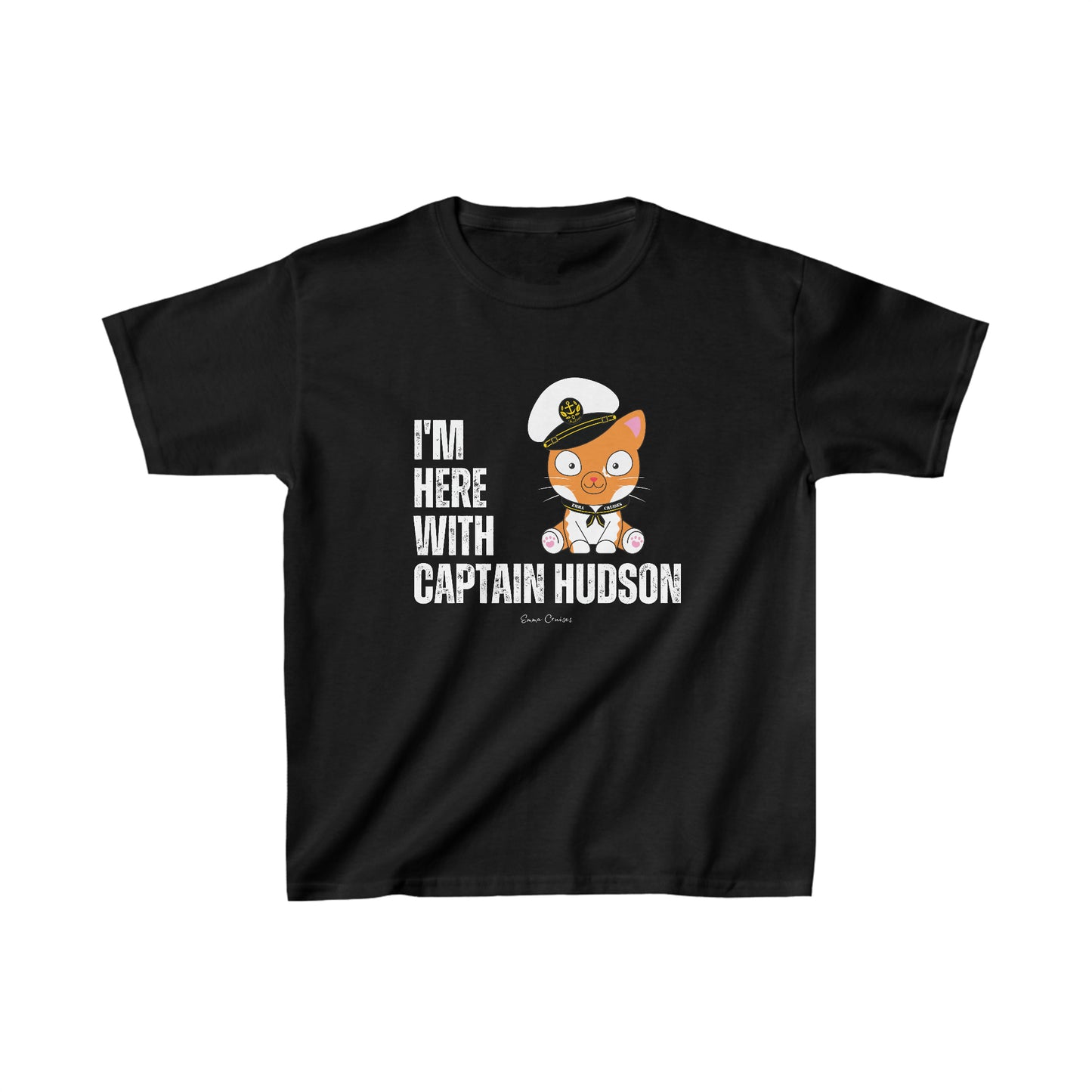 Ich bin mit Captain Hudson - Kinder-UNISEX-T-Shirt