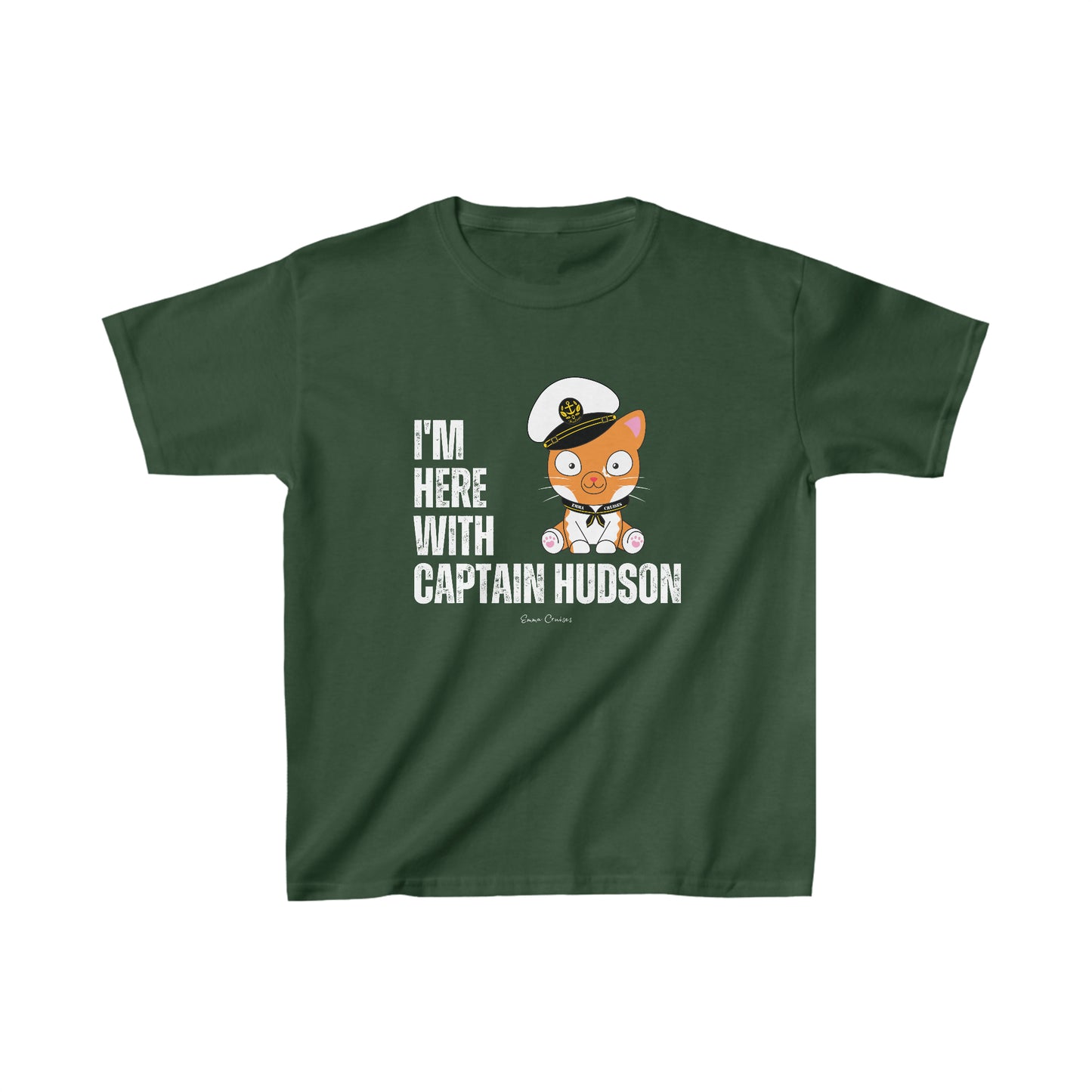 Ich bin mit Captain Hudson - Kinder-UNISEX-T-Shirt